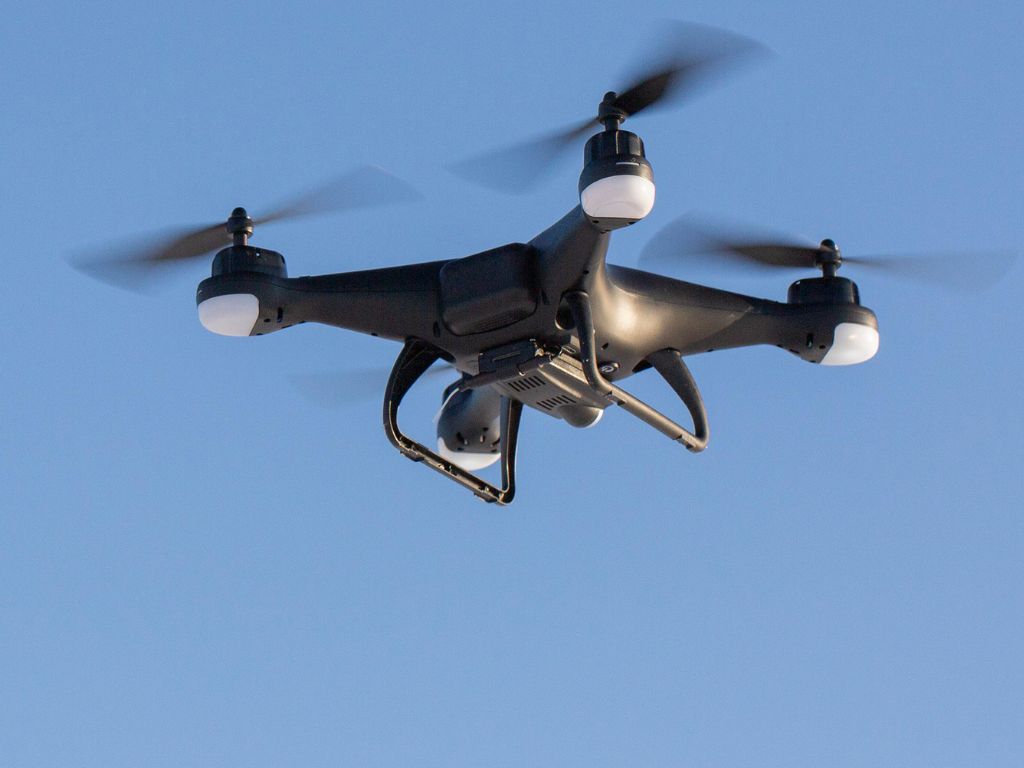 Drone in flight