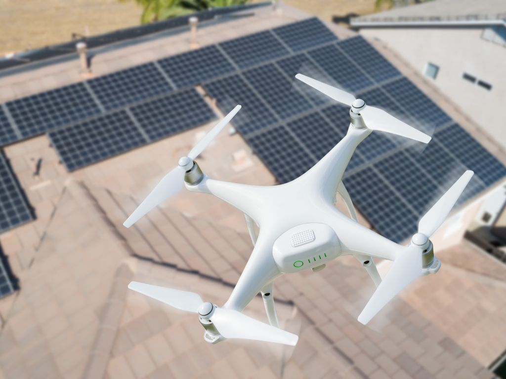 UAV in flight